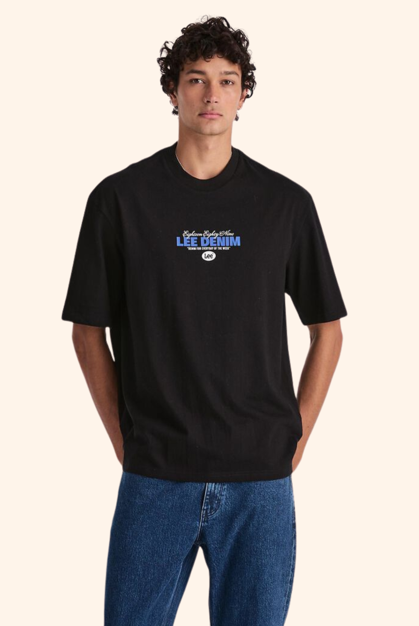 Everyday Baggy Tee in Black