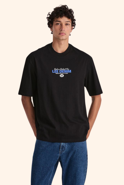 Everyday Baggy Tee in Black