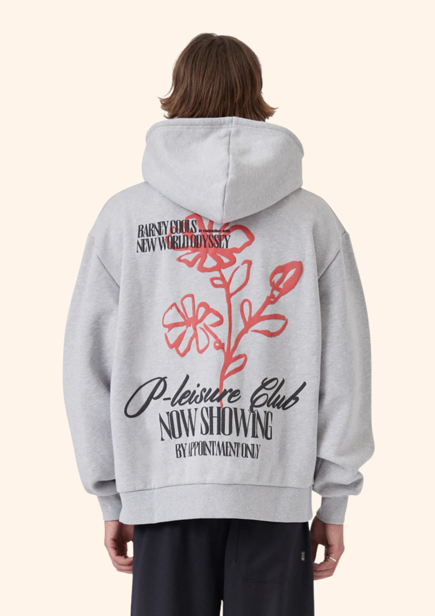 NS Zip Hood in Grey