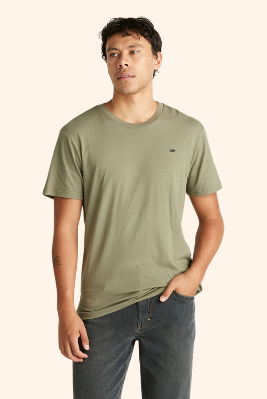 No Brainer Tee in Khaki