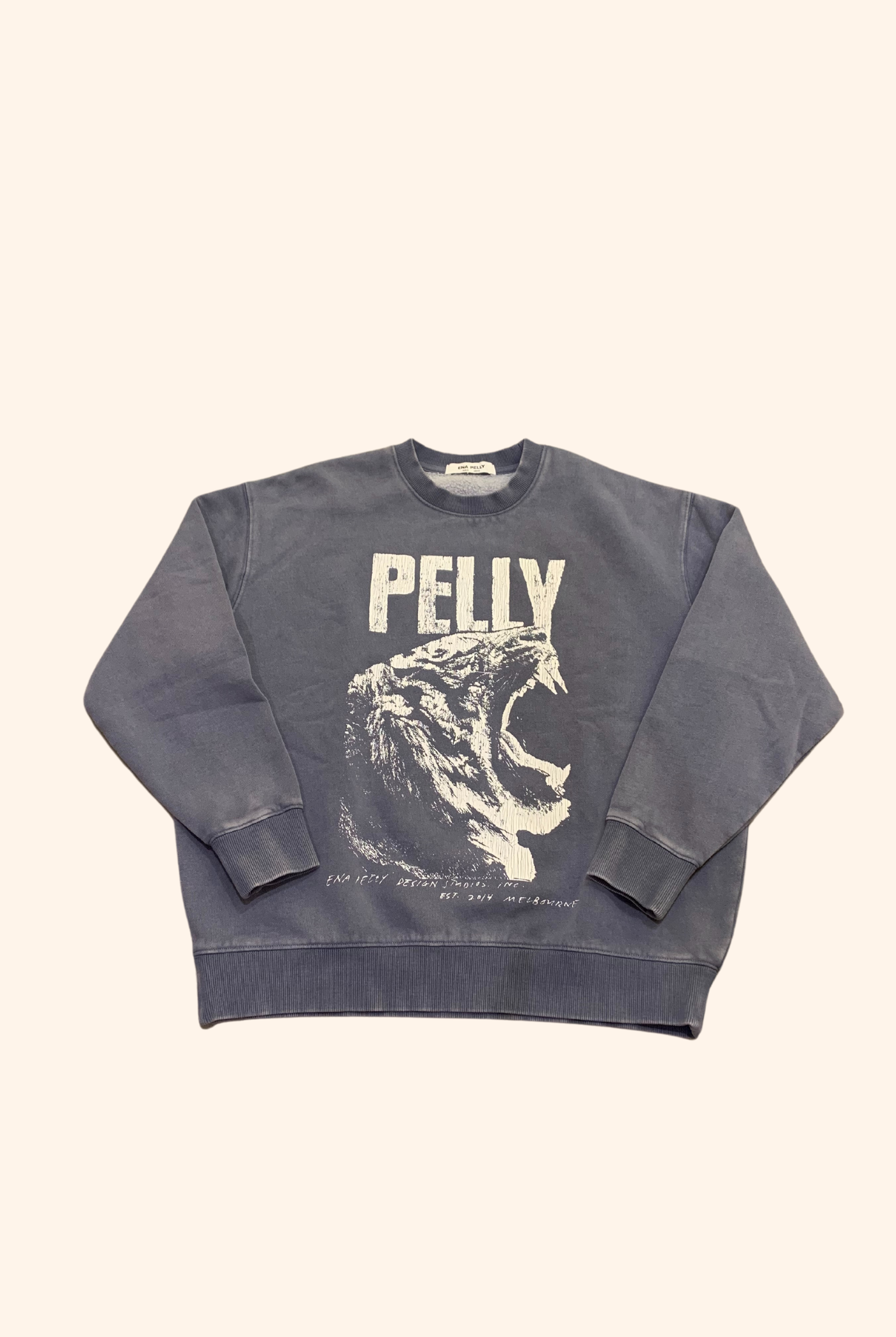 Fearless Sweatshirt Steel Blue Wash