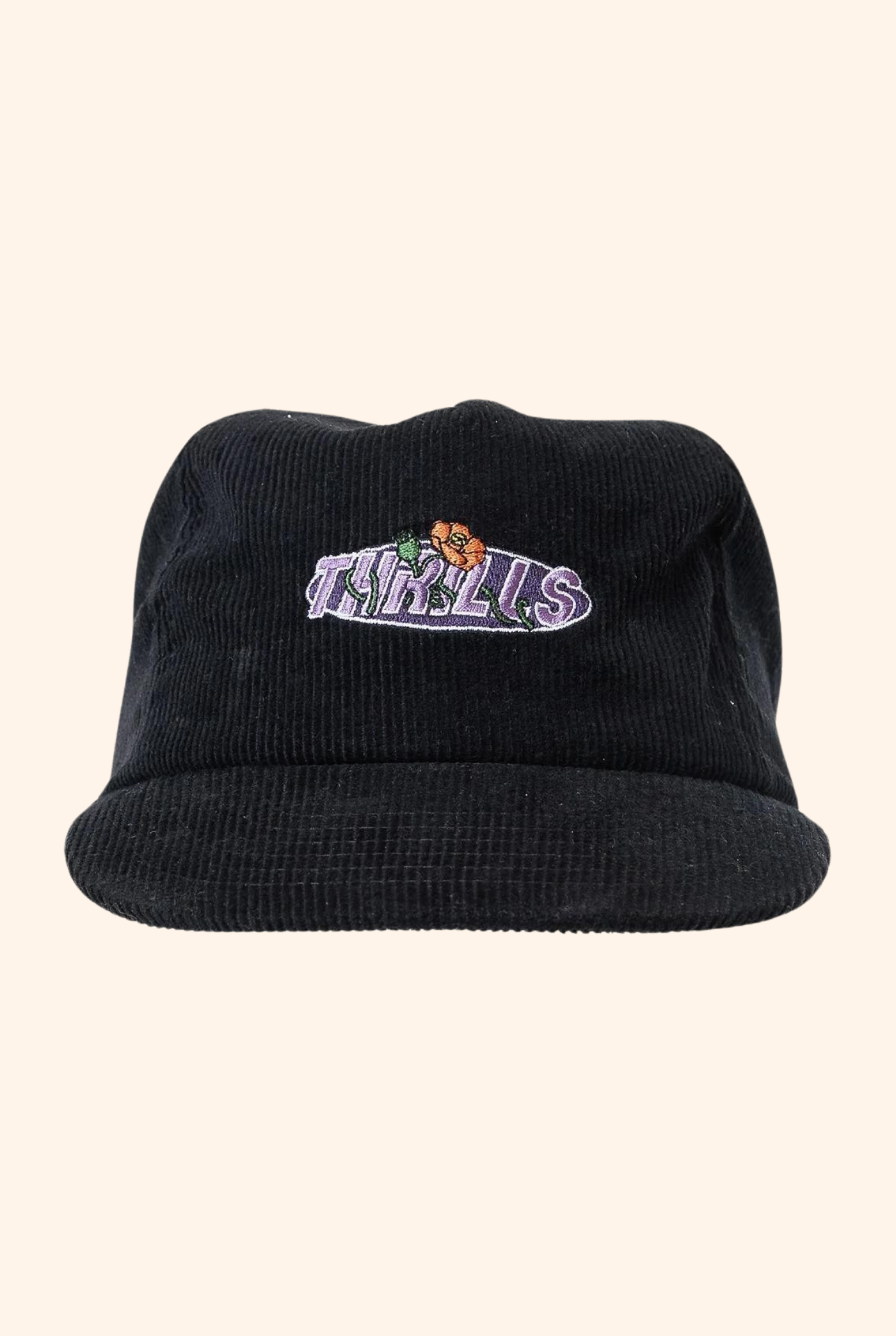 Painless 5 Panel Cap Black