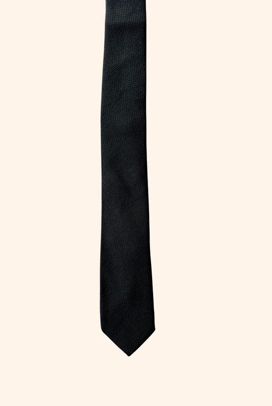 Midnight Shadow Slim Tie