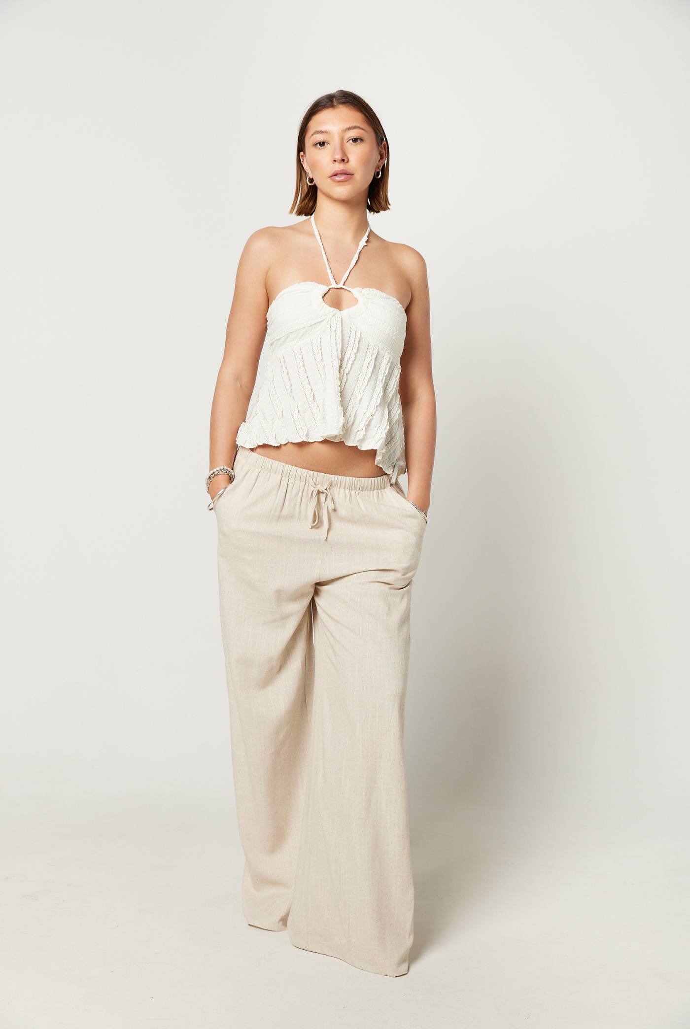 Aria Top in Cream