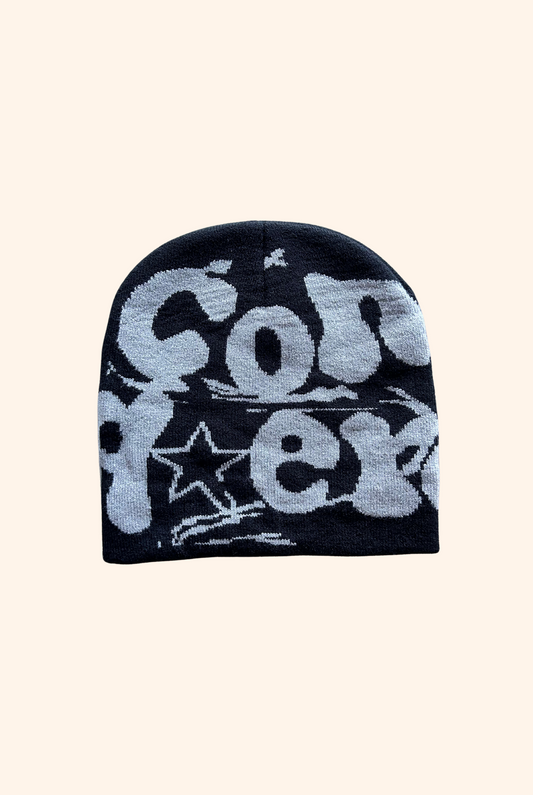Bronco Beanie in Grey/Black