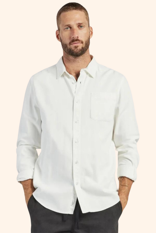 McQueen Twill Shirt White