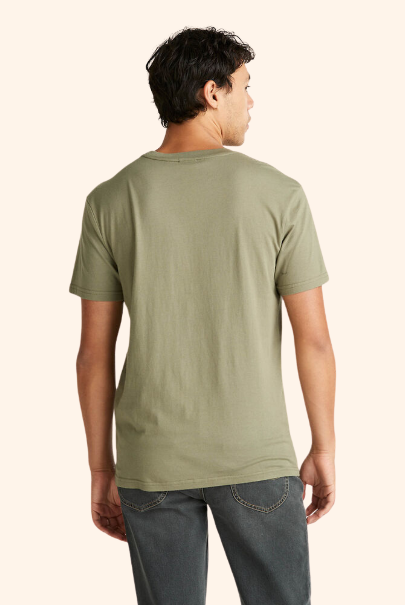 No Brainer Tee in Khaki