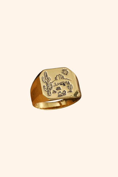 Western Gold Ring