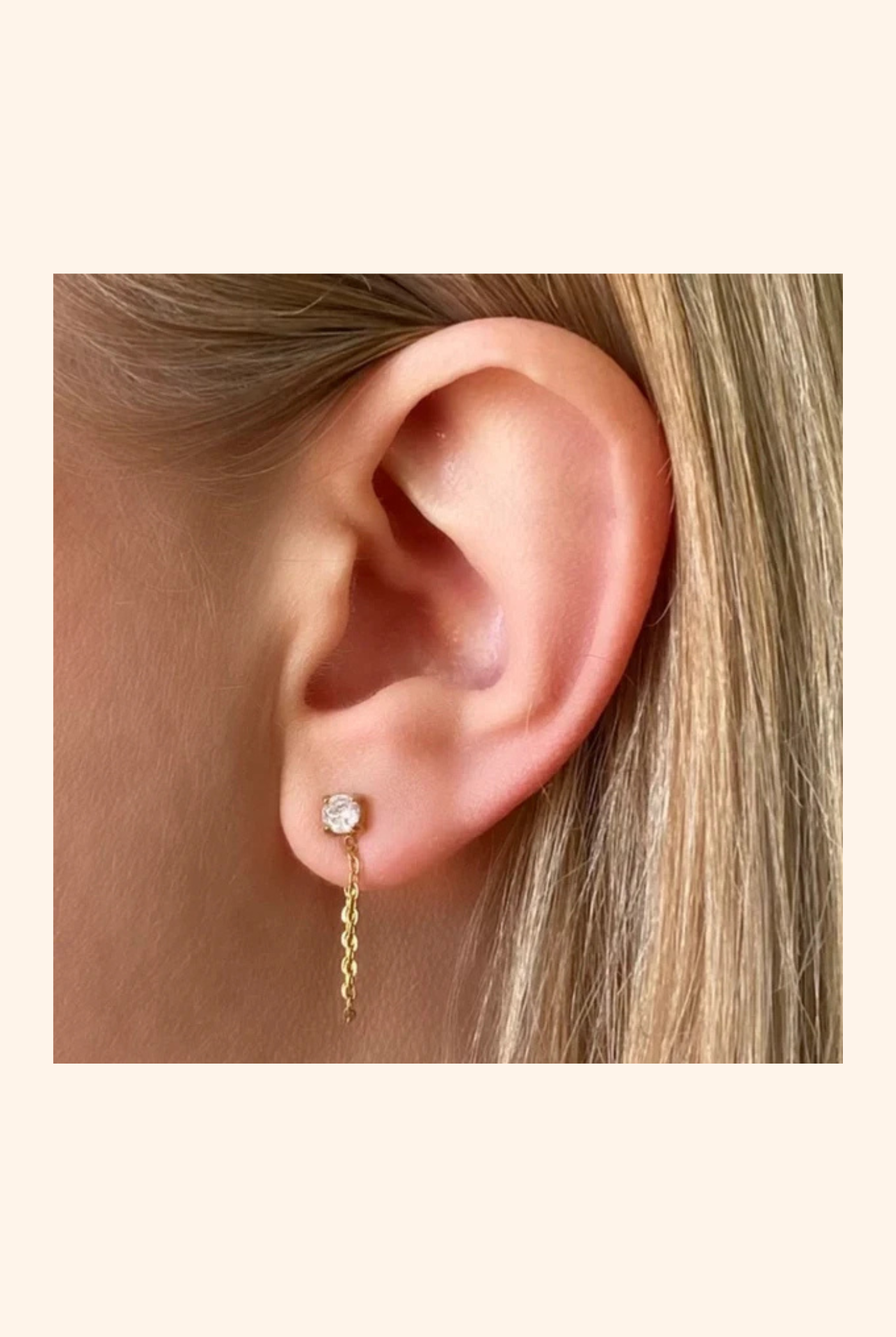 Urban Chain Earrings in Gold