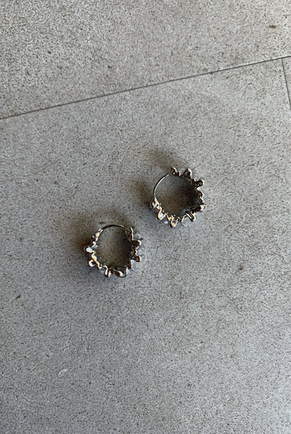 Aria Earrings in Silver