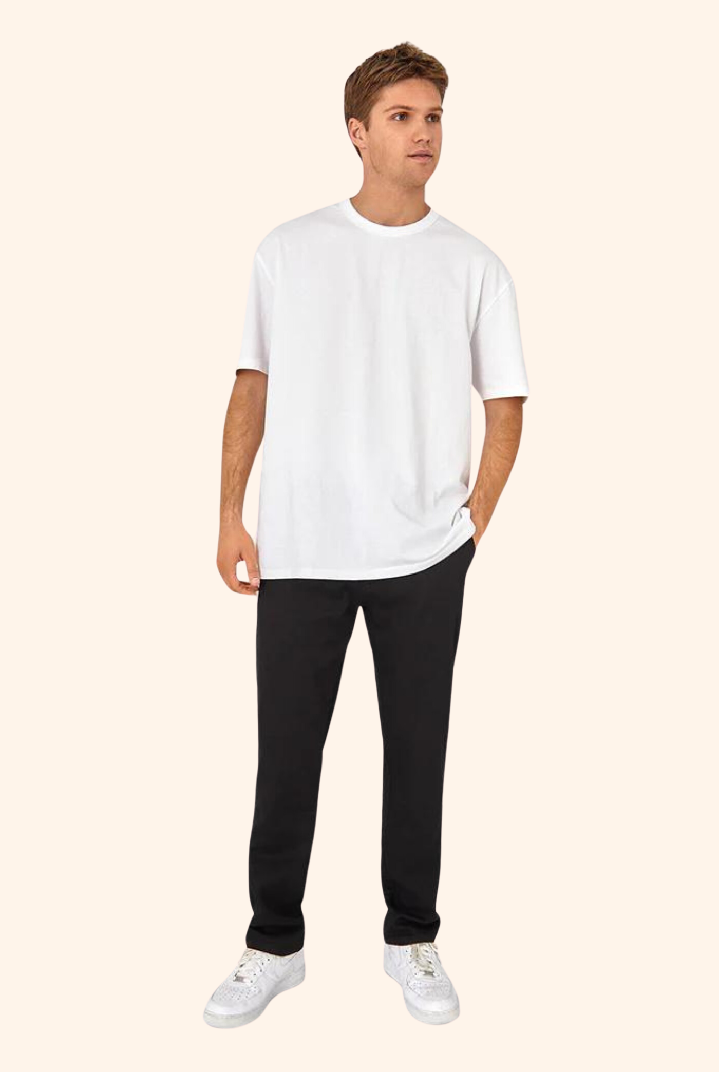 Regular Drifter Straight Chino Spray Black