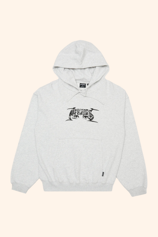 All Eyez Boxy Pull On Hood Grey Marle