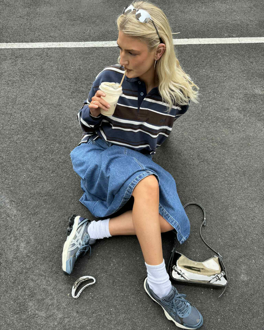Peach Stripe Rugby